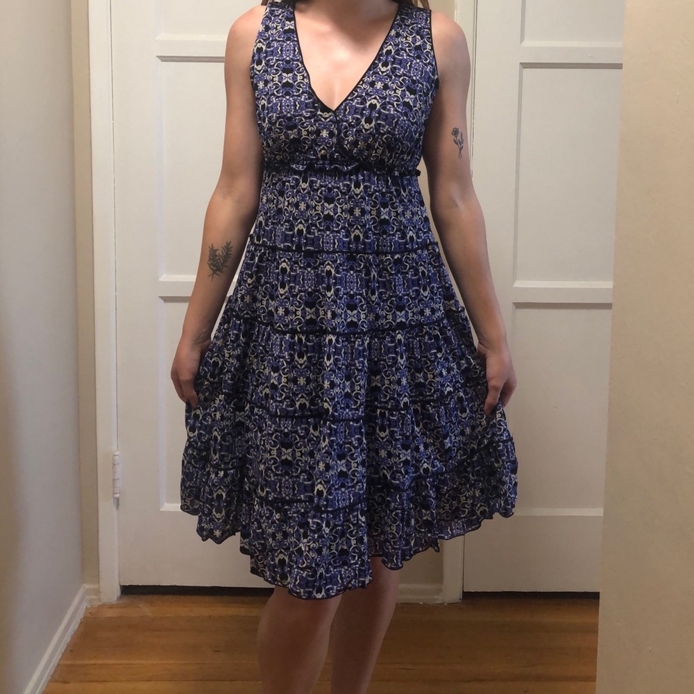 Geometric pattern dress!